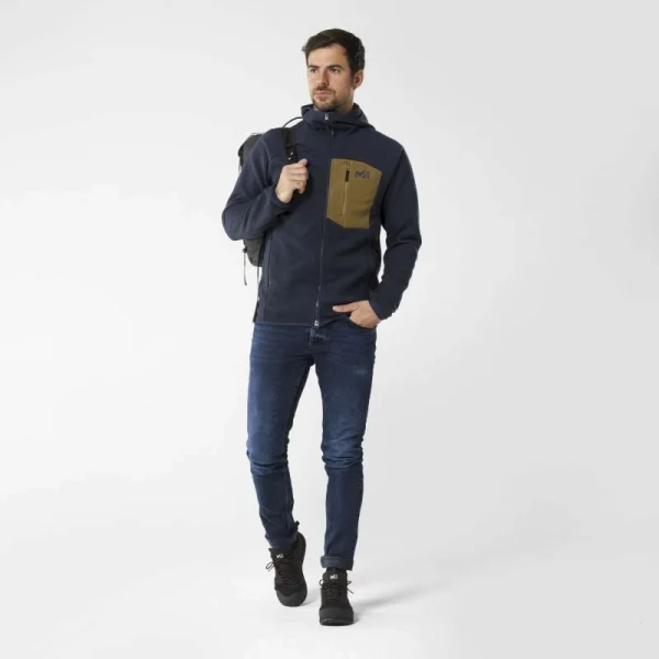 Paris Meilleure vente ❤️ Millet Abrasion Fleece Hoodie – Polaire homme 🌟 12