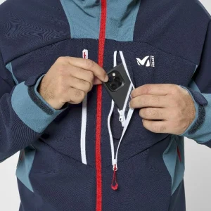 Grosses soldes ⭐ Millet Geilo Shield Hoodie – Veste softshell homme 🥰 magasin en ligne france 18