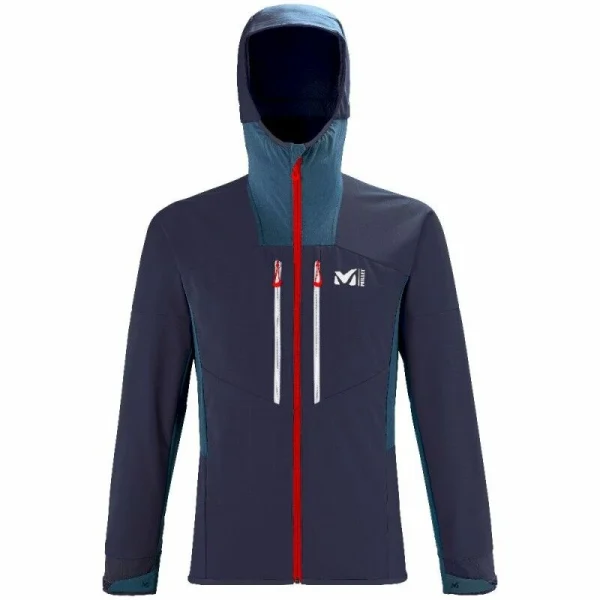 Grosses soldes ⭐ Millet Geilo Shield Hoodie – Veste softshell homme 🥰 magasin en ligne france 1