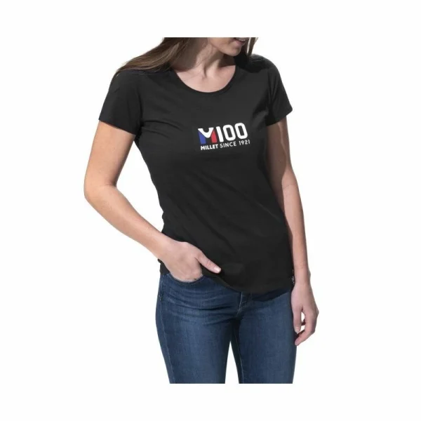 Meilleure vente ⭐ Millet M100 TS SS W – T-shirt femme 👏 Distributeur Officiel 1