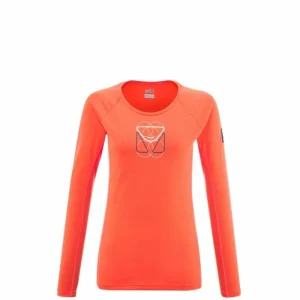 se précipiter pour acheter Budget 😉 Millet Trilogy Round Logo TS LS – T-shirt femme 🔔 27